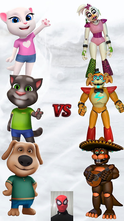 Talking Angela Friends vs Fnaf Freddy's 🔥🫠 #newsong #shorts #shortsfeed
