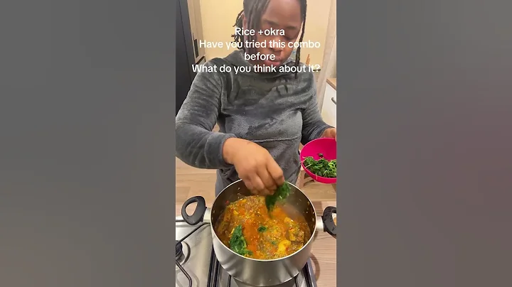 Have you tried this food combo before? #foodie #okrosoup #okroandrice#foodcombos #okrarecipes #short