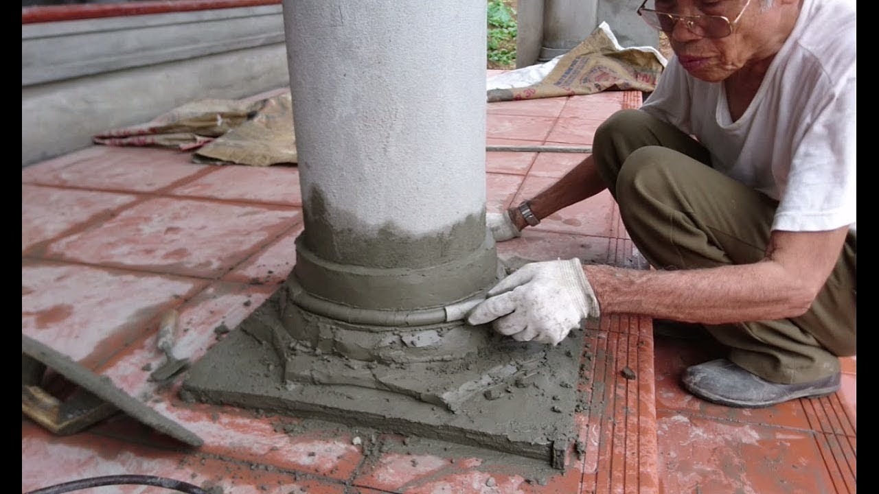 Amazing Techniques Construction Creative Rendering Sand and Cement to ...