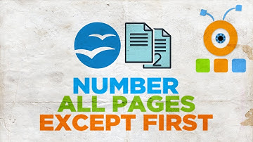 How to Number All Pages Except First in Open Office