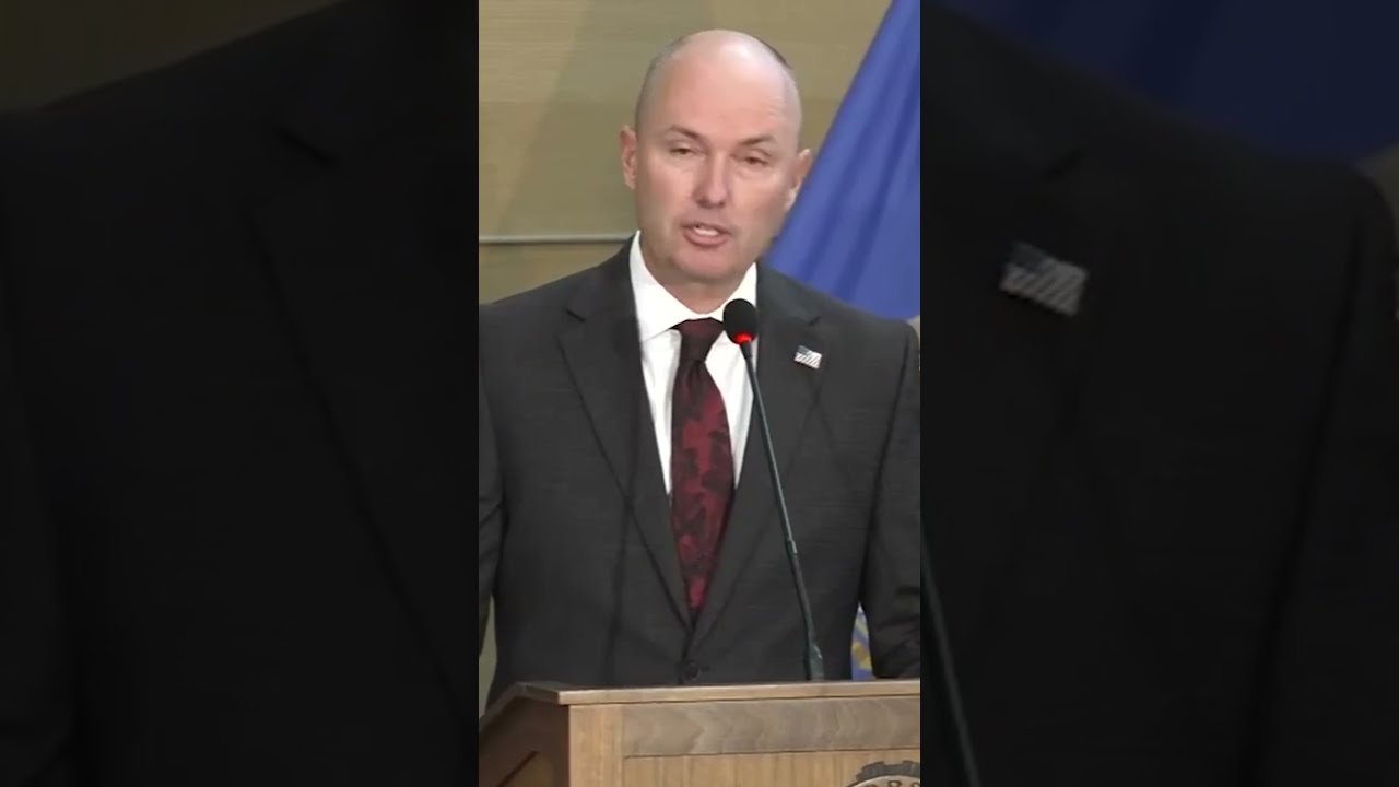 Utah Governor Spencer Cox Speaks About Arrest In Charlie Kirk Assassination
