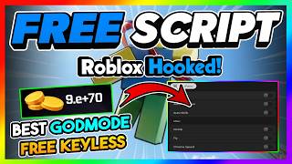 Roblox Hooked Script GUI *NO KEY* - AUTOFARM, INF COINS, GODMODE + More!