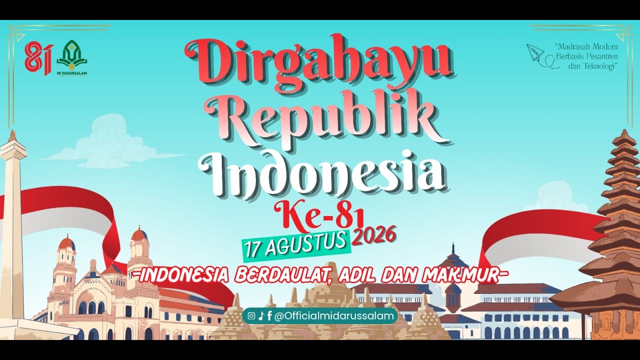 Kegiatan HUT RI ke 81 MI Darussalam