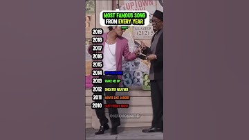 Most Famous Song From Every Year (2010-2019)