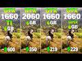 GTX 1660 vs GTX 1660 Super vs GTX 1660 Tİ vs RTX 2060 - 8 Game Test | Worth Upgrading?