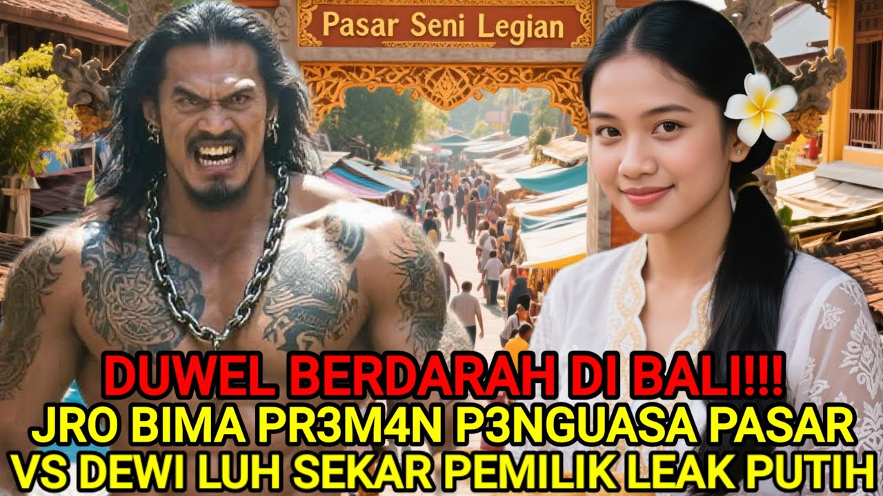 KISAH NYATA❗️JRO BIMA PR3M4N PENGUASA PASAR SENI LEGIAN BALI VS DEWI LUH SEKAR PEMILIK LEAK PUTIH
