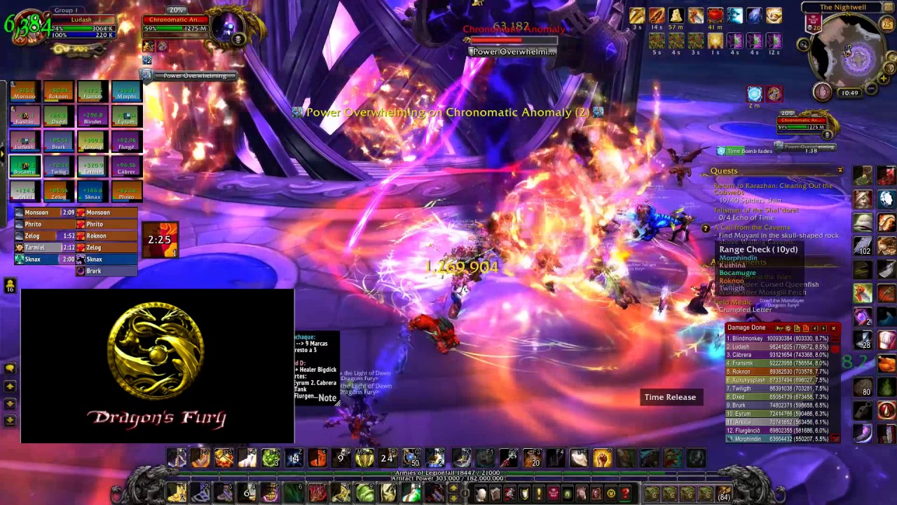 Dragon's Fury vs Mythic Chronomatic Anomaly