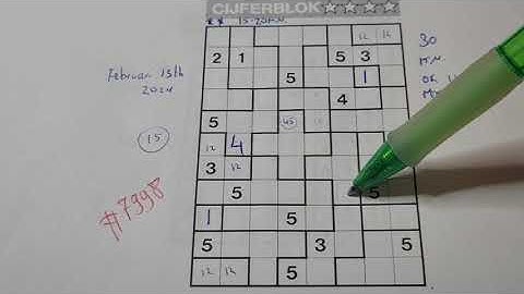 Tuesday. Bonus Extra edition. (#7998) Tectonic01 Sudoku puzzle. 02-13-2024 Extra part 4 of 4