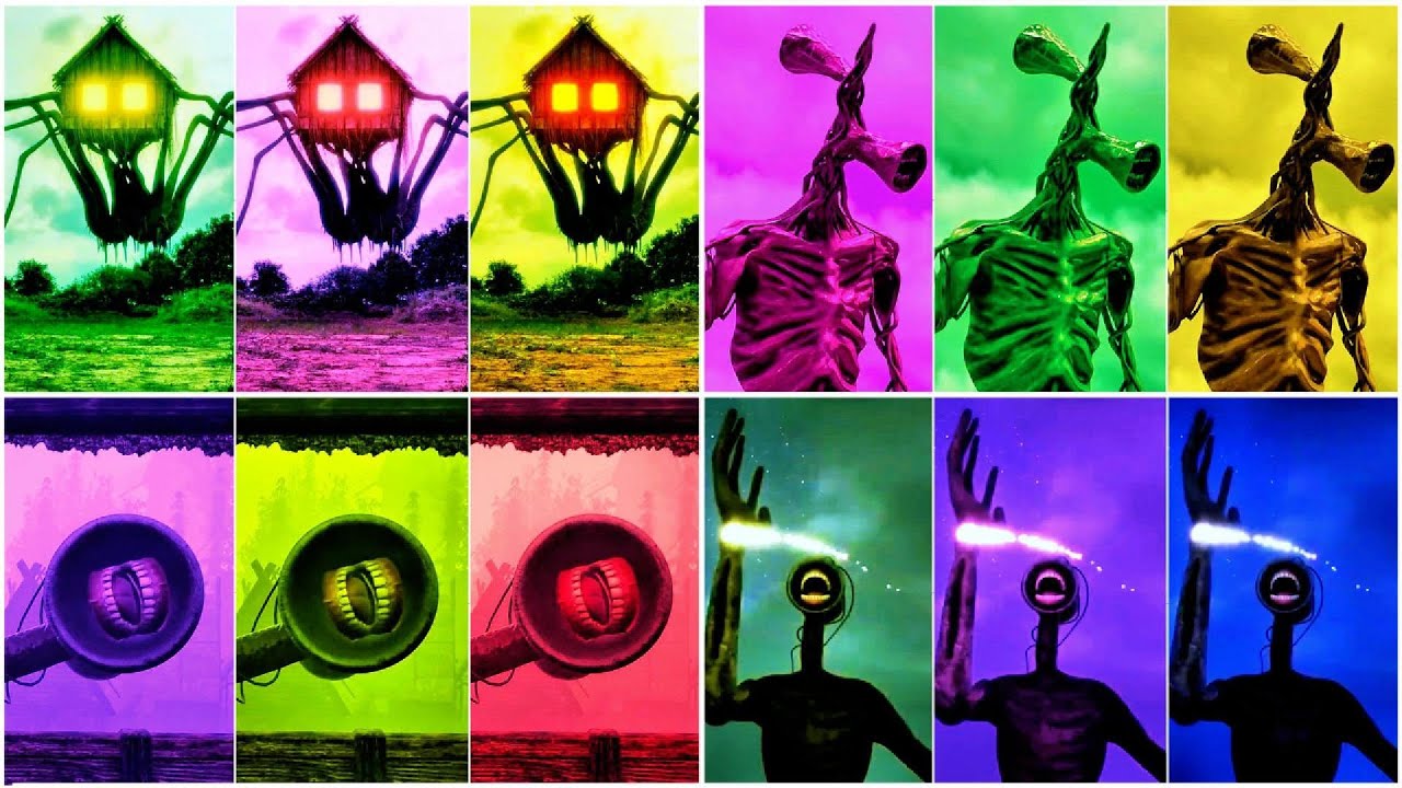 Siren head megamix coffin dance meme song cover siren head mega colour battle coffin dance