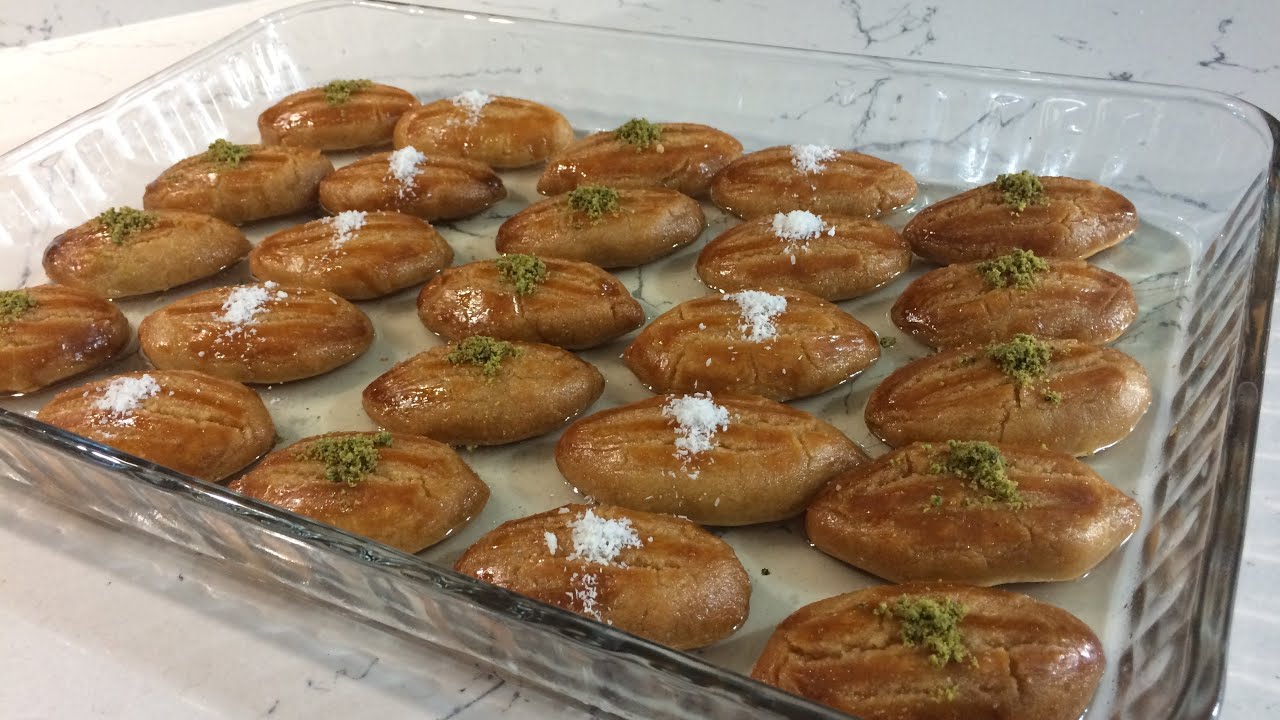 !! Öyle Bir Şekerpare Yaptım ki 😋Tam Ölçülü👍Pastane Şekerparesi 