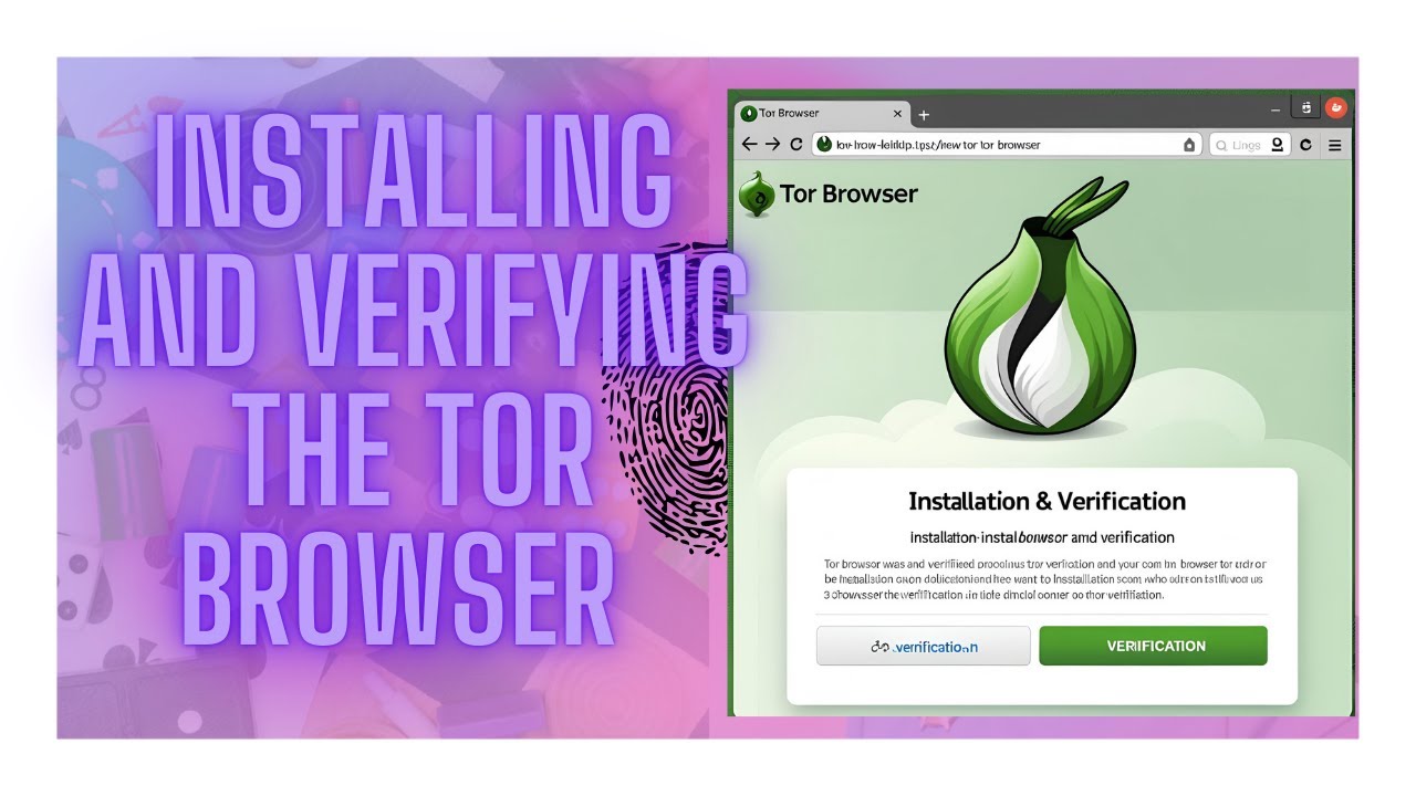 Installing and verifying the TOR browser - YouTube