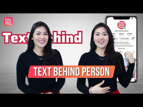 Text and Overlay Behind Person Video Effect Editing Tutorial💡 | InShot Editing Tutorial