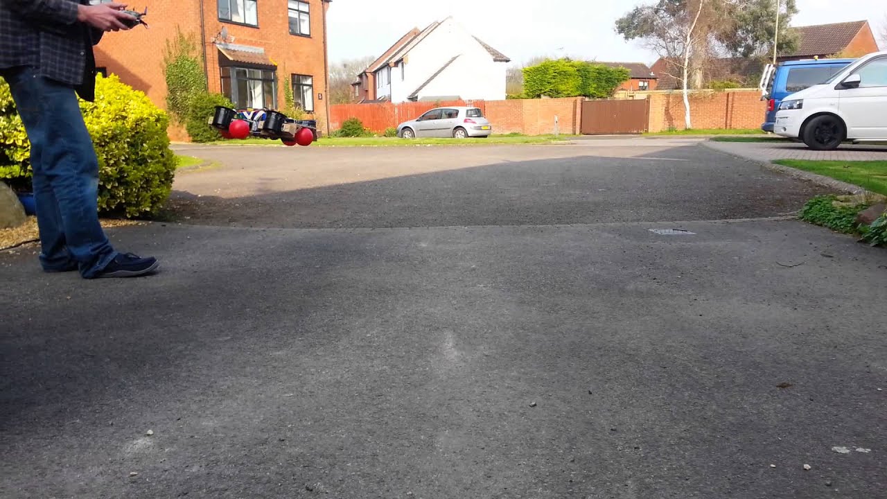 Ducted Fan quad flying bedstead test frame