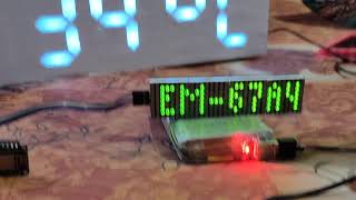 NodeMCU ESP Matrix Clock weather News NTP server by mobile app Part- I screenshot 3