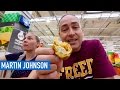 Eating at  the Carrefour Food Court in Yogyakarta | Indonesian Food
