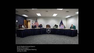January 12, 2026 - Board of Education - Organizational/Regular Meeting