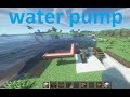 water pump.  create mods minecraft.