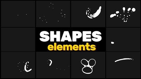 Shape Elements After Effects Templates