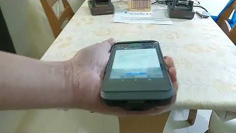 รีวิว สาธิต ทดสอบอ่านบาร์โค้ดระยะไกล Honeywell CT45XP CT45 Mobile Computer Long range reader barcode