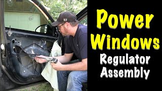 How To Fix Power Window  Regulator Assembly  2013 Chevy Cruze