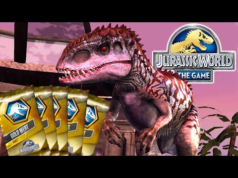 Jurassic World: Das Spiel #100 - FETTES PACK OPENING & INDOMINUS REX 3 STUFE! | LP JW Deutsch