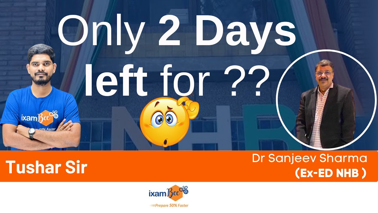 NHB Recruitment 2023 || NHB Assistant Manager || Only 2 Days Left for Form Filling || By Tushar Sir