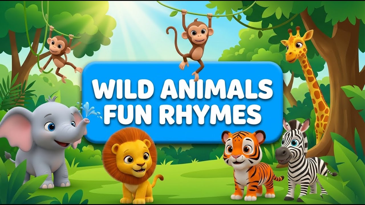 wild animal rhymes for preschoolers