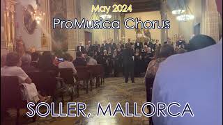 Great Support For Pro Musica Chorus Singing The 70S, Spanish Style - Soller, Mallorca