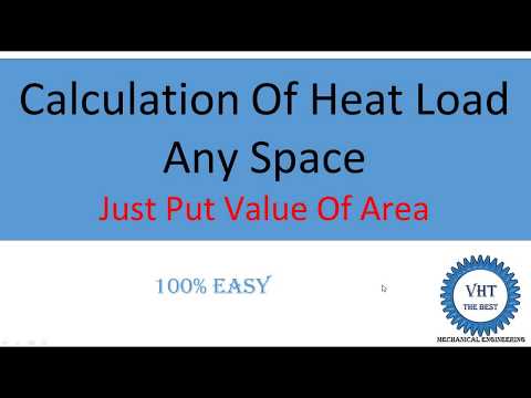 Video: Cum Se Calculează Sarcina De Căldură