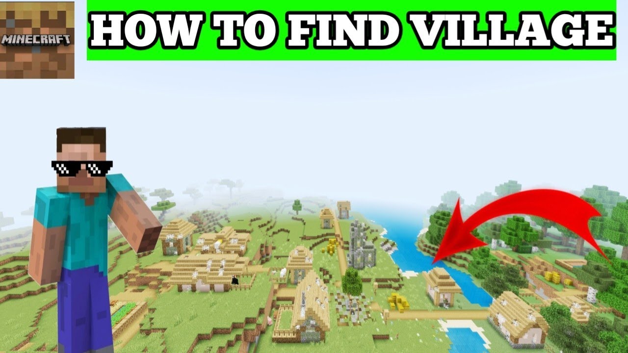 minecraft trial mein village kaise dhundhe | how to find village in ...