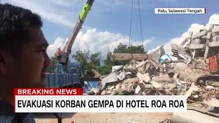 Evakuasi Korban Gempa Hotel Roa Roa