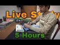3PM . Live Study | 5 hours Pomodoro 50/10 no Music Fire Sound | MK Shaon