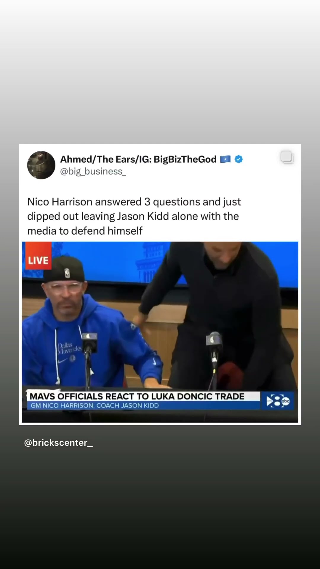 He left Jason Kidd alone #hoodnews #nicoharrison #jasonkidd #mavs #dallas #mavericks #nba #coach #us