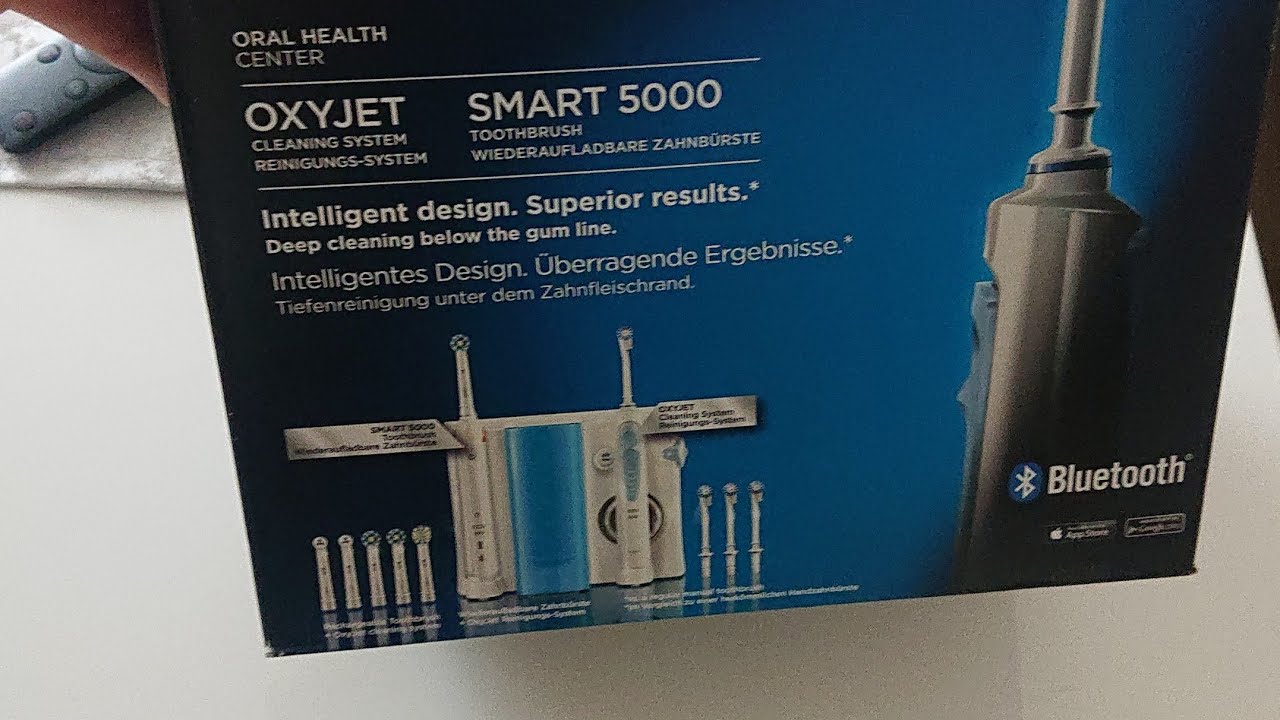 Braun Oral-B Oxyjet pro 1000-5000 Smart unboxing 