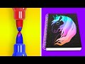 TRUCCHI DIVERTENTI PER LA SCUOLA || Materiale scolastico fai-da-te e hack di disegno su 123 GO Like!