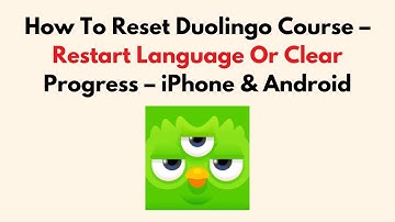 How To Reset Duolingo Course – Restart Language Or Clear Progress - 2025 – iPhone & Android