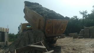 Offloading Quarry Dust