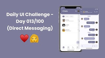 Daily UI Challenge - Day 013/100 (Direct Messaging) | Join the Challenge!