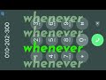 Whenever - Jay Park / Kinetic Typography music vido (made by. Naeun Kim)