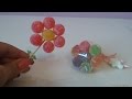 Como fazer flor de Jujuba (bala de goma) - DIY - Faça você mesma #paradecorarmesa