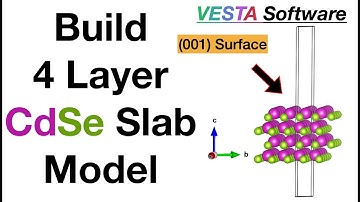 Slab Model CdSe 4layers in VESTA
