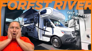Coachmen, Forest River and East to West AMAZING Motorhomes!