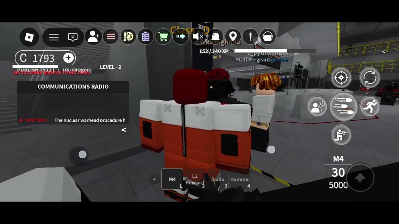 Realistic SCP game in Roblox
