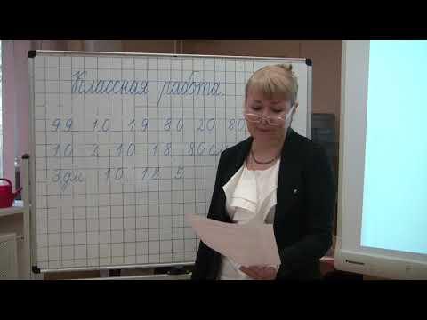 Урок математики в 1 классе на тему "Название чисел до двадцати" по учебнику Л. Г. Петерсон (урок 31)