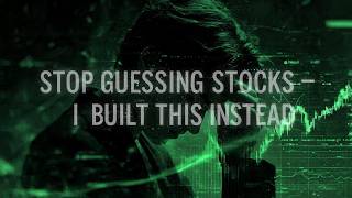 Stop Guessing Stocks — I Built This Instead #run4dream