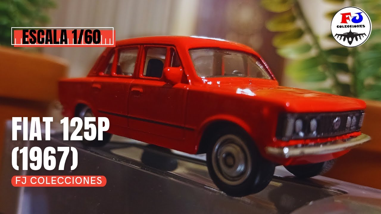 Autos de Colección en Escala 1/60 | FIAT 125p (1967) - Welly - EMSE
