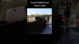 Work Truck Pulled From Lake! #towlife #truck #coolvideo