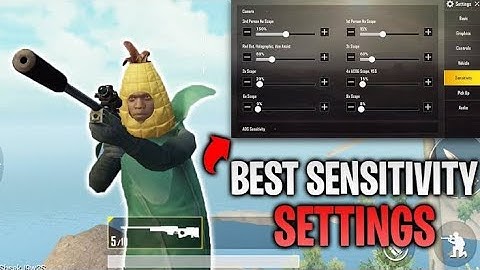 Best Sensitivity Settings for pubg mobile tencent gaming buddy
