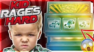 HILARIOUS KID RAGES HARD BECAUSE OF RANDOM CAR GENERATOR CHALLENGE ON ROCKET LEAGUE!! Concludely