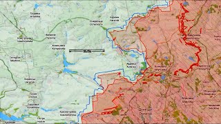 Карта боевых действий на Украине и в России. Изменение линии фронта за 2023 год